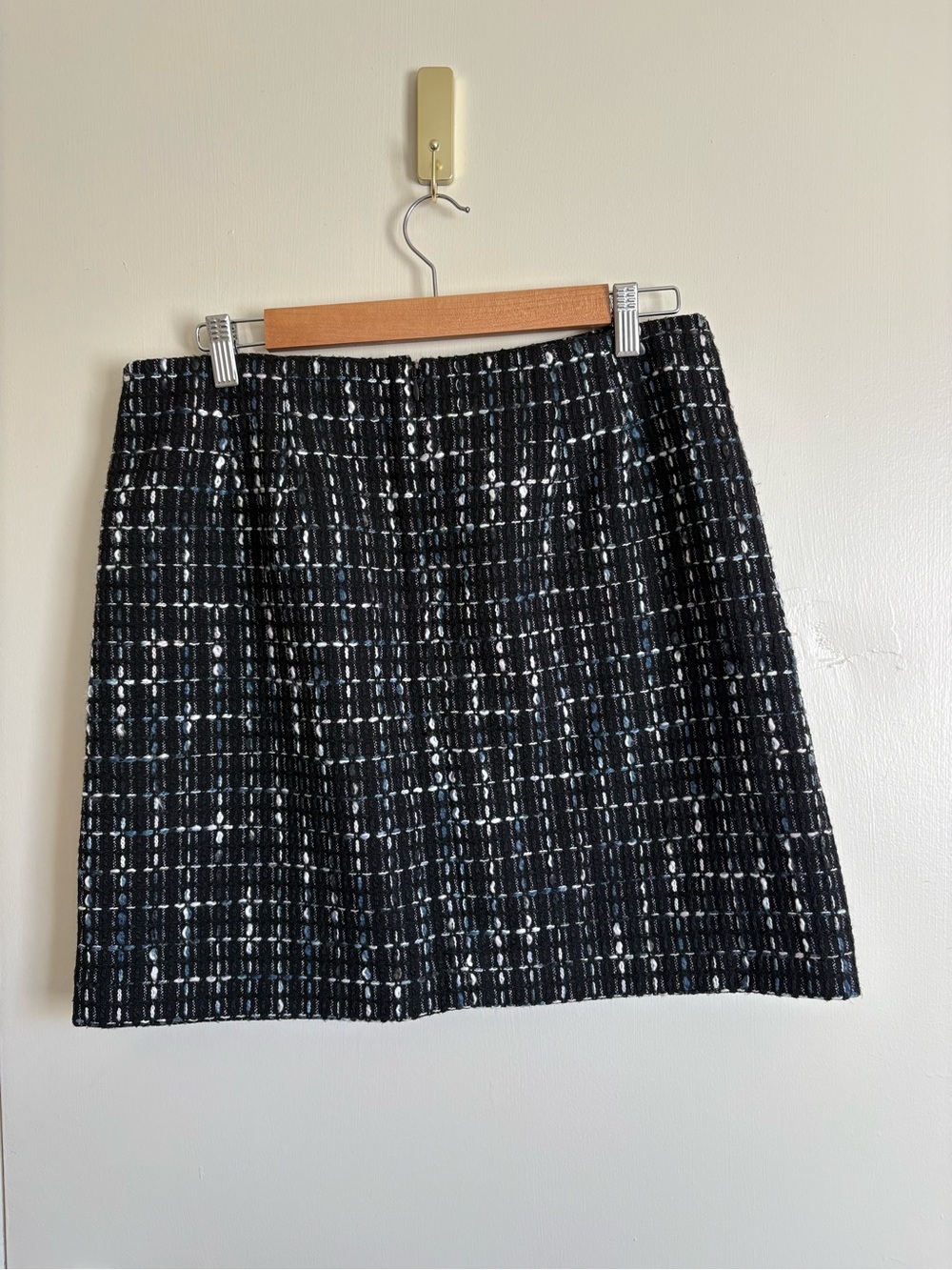 LOFT Outlet Black Tweed Skirt Size 12P